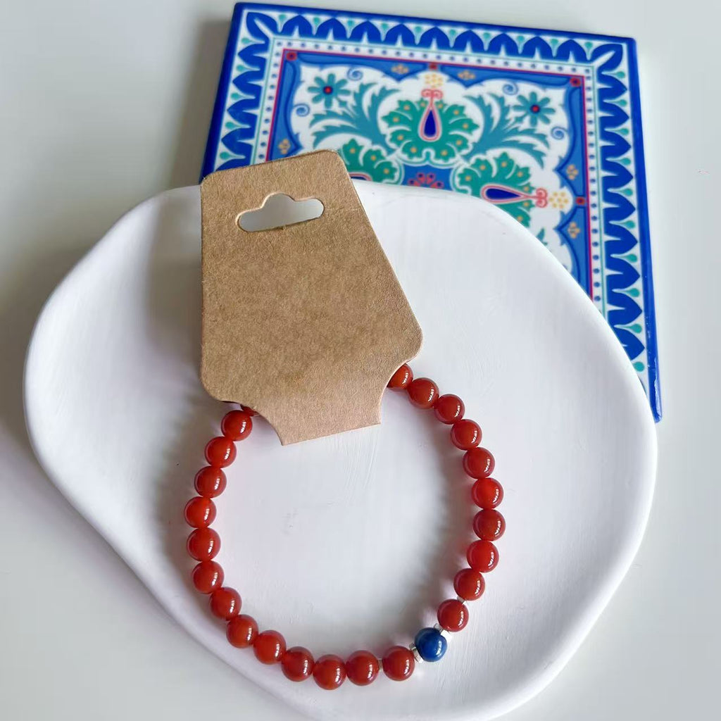 Yuan Red Agate Bracelets